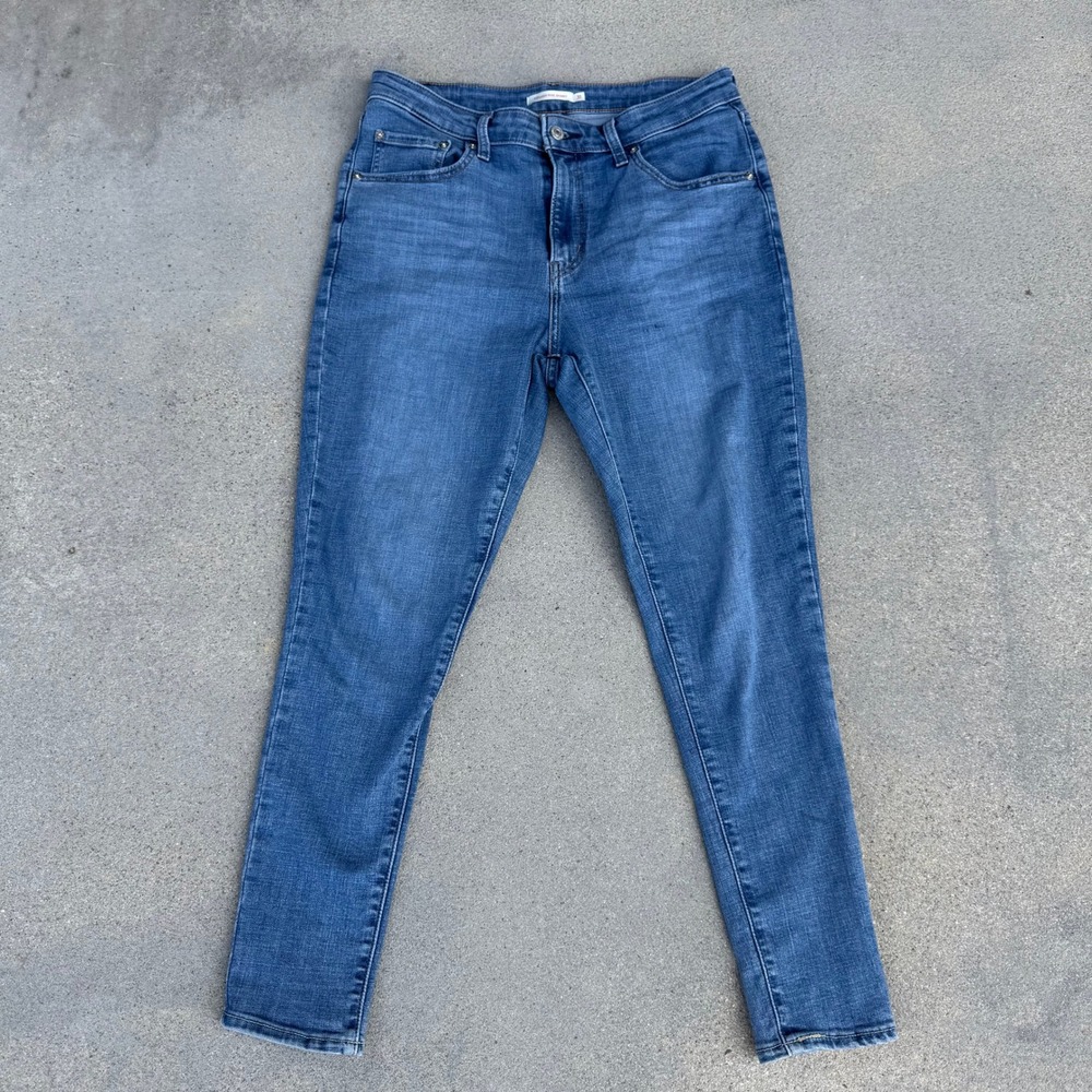 Levi's‎ 721 High Rise Skinny Jeans Women 31 Medium Wash Blue Denim